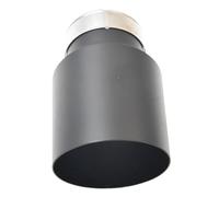 Silenciador De Escape Universal Accesorio Para Auto Punta escape automóvil(60MM ENTRADA-76MM SALIDA)