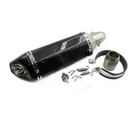 Silenciador De Escape Universal Para Motocicleta Fibra Carbono 51 Mm Para SUZUKI para Gw250 ATV Dirt Pit Bike Silenciador Escape
