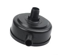 Silenciador de filtro de admisión de plástico negro de 20 mm, rosca macho | Reduce el ruido operativo, rosca macho de 20 mm, se adapta a la mayoría de compresores, para construcción de plástico