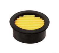 Silenciador de filtro de aire de metal para compresor con rosca de 16 mm y funda revestida para reducir el ruido