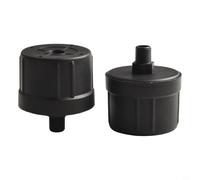 Silenciador de filtro de aire para optimización del rendimiento del compresor y e bomba de aire pequeña con roscas de 1/10.2 cm y 1/5.1 cm (1/4)