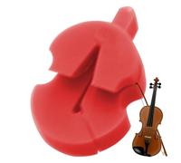 Silenciador de goma para violín | Silenciador de violín estilo tourte, silenciador de práctica de un solo agujero para todos los violines, violetas pequeñas