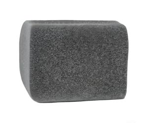 Silenciador de micrófono a prueba de polvo para micrófono a prueba de polvo | Elegante acabado gris, reducción de ruido del viento, textura de terciopelo, fácil de limpiar, esponja