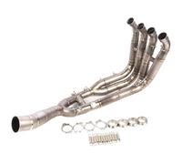 Silenciador De Motocicleta para BMW para S1000RR 2019 2020 2021 2022 Enlace De Cabezal Aleación Titanio Deslizante Tubo Escape Motocicleta(Titanium Alloy)
