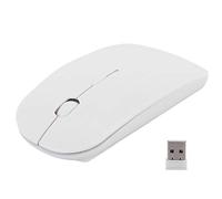 Silenciador de Mouse inalámbrico Bluetooth 2.4G, diseño ergonómico, resolución de CPI Variable, 1000, 1200, Interruptor Libre de 1600CPI, Uso a Largo Plazo sin Fatiga, para Trabajo de Oficina