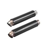 Silenciador de para Escape Universal para Motocicleta para Carreras tuberías Adecuado para Ninja 4 Tubo de Escape Delantero(Stainless-550mm)