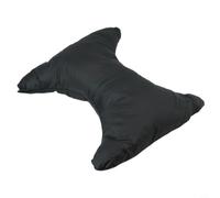 Silenciador de percusión de fibra de carbono para bombo para práctica de juego para diseño de doble cara que reduce el anillo no deseado y matices color negro, 22 pulgadas