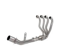 Silenciador de punta de escape para motocicleta Para ZXMOTO500 500RR 500R Para Sistema de Para escape motocicleta Línea carreras Posición original(A)