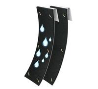 Silenciador de salpicaduras de declive, silenciador de canalón de lluvia de lluvia,Guardianes de lluvia ajustables | Dumor de drenaje resistente 2 pack para exterior, parque, cuello trasero