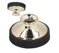 Silenciador de Saxofón, Reduce la Intensidad del Sonido ABS Tamaño Ultraligero Silenciador de Saxofón Alto para Principiantes para Niños para Saxofón Alto(oro)