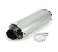 Silenciador de Silenciador de Tubo de Escape de 1,3 Pulgadas Tubo de Escape Silenciador de Escape de Motocicleta Apto para Motocicleta de 90cc 110cc 125cc 150cc 160cc ATV Pit Bike