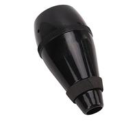 Silenciador de trompeta, bien hecho, completamente cerrado, silenciador de trompeta ABS que no interfiere, universal para tocar en banda Negro