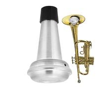 Silenciador de trompeta recto, silenciador de trompeta - Amortiguador para bombas de ejercicio, pieza de instrumentos musicales para todo tipo de trompetas, principiantes o profesionales