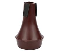 Silenciador de trompeta, silenciador de silencio de trompeta semicerrado Mini herramienta de instrumento de música de práctica ligera para pequeñas prácticas de aprendizaje(borgoña)