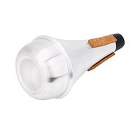 Silenciador de Trompeta, Silencio de Trompeta Corneta Silencio de Práctica de Trompeta Pieza de Instrumento Musical Aleación de Aluminio Tira de Corcho Práctica Trompeta Corneta