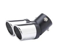 Silenciador De Tubo De Escape Punta Del Silenciador Del Tubo De Escape Para Ford Para Focus 2 3 4 Para Fusión Para Fiesta MK2 MK3 MK4 2019-2022(H)