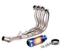 Silenciador De Tubo Deslizante Delantero De Escape Modificado Para Sistema Completo De Motocicleta Para Y&amaha YZF-R1 MT10 R1 MT10 2015-2019 calle(3)