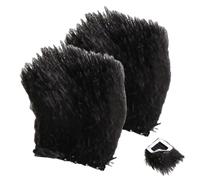 Silenciador de viento para cámara, cubierta de ruido del viento, escudo de audio al aire libre, kit de accesorios de mejora de grabación de sonido, protector de parabrisas compacto con superficies de