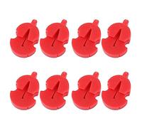 Silenciador de Violín, Ajustable, No Molesta a Otros, 8 Piezas, Silenciador de Goma para Violín, Práctico, Fácil de Quitar para Instrumento (Rojo)