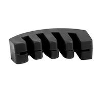 Silenciador de Violín, Fácil de Transportar Amplia Aplicación Larga Vida útil Excelente Material Silenciador de Violín Práctico Fácil de Usar para Principiantes (BLACK)