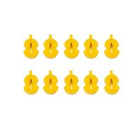Silenciador de violín Metal/Goma Silenciador de práctica para violín Redondo Estilo Tourte Silenciador/Pata/Silenciador de práctica de calabaza(Color:10 Gourd-Yellow)