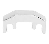 Silenciador de Violín, Silenciador de Práctica de Violín de Aluminio de 50 X 12,5 X 25 mm, Piezas de Silenciador Silencioso de Violín Ultra Silencioso Portátil para Violín de Tamaño(Plata)