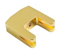 Silenciador de violonchelo de 2 puntas para celonchelo de tamaño 3/4 y 4/4, silencio de práctica de aleación de zinc con acabado dorado, se adapta a puentes de violonchelo estándar para Si