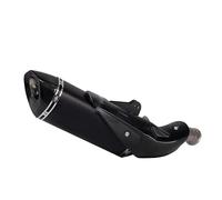 Silenciador del silenciador de Escape Enlace Medio de conexión para Escape Motocicleta para tubería para CFMOTO 800NK 2023-2024(B)
