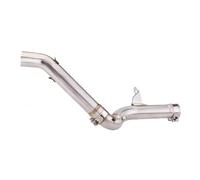 Silenciador Del Sistema Escape Motocicleta Tubo Enlace Cola Media 51MM Slip On Para F750GS F850GS 2018-2023(Type C)