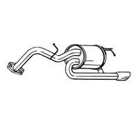 Silenciador delantero BOSAL 228-407