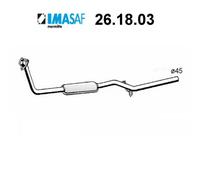 Silenciador Delantero Fiat Uno Diesel Imasaf Para 7586802