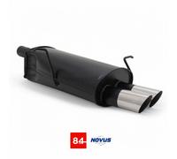 Silenciador deportivo BMW E46 316i/318i 2x76mm diseño MS