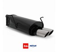 Silenciador deportivo BMW E46 316i/318i 2x76mm diseño SR