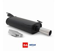 Silenciador deportivo Opel Kadett E 1x60mm