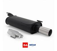 Silenciador deportivo Opel Kadett E 1x76mm diseño RL