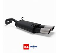 Silenciador deportivo Seat Ibiza (6L) Grupo N 2x76 mm diseño SR