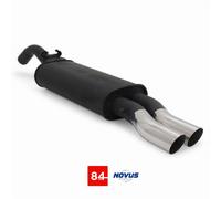 Silenciador deportivo VW Golf 2 2x60mm diseño S