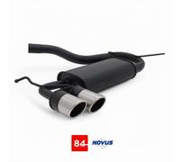 Silenciador deportivo VW Golf 6 (1K) 2x76mm diseño SR.