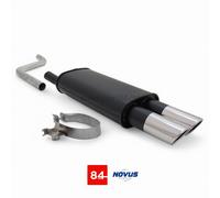 Silenciador deportivo VW Polo 86c / 2F 2x76mm diseño SR