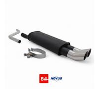 Silenciador deportivo VW Polo 86c / 2F 2x76mm DTM