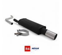 Silenciador deportivo VW Polo 86c / 2F diseño RL 1x90mm