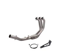 Silenciador Deslizante For MT09 FZ09 XSR900 Full Motorcycle Exhaust System Slip On Titanium Alloy Front Tube Link Pipe Connect 51MM Muffler