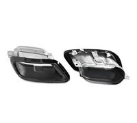 Silenciador Escape 2 Unids/lote Embellecedor De Escape Para G05 X5 G06 X6 G07 X7 2019 2020 2021 + Boquilla De Repuesto De Tubo De Escape De Punta De Silenciador Garganta Cola(Black B)