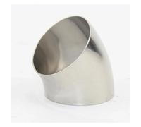 Silenciador Escape Codo De Tubería De Acero Inoxidable 304 De 1,5 Mm Codo De Conexión De Tubería De Acero Inoxidable Soldado Con Barandilla De 45 Grados Tubos extremo coche(32mm x 1.5mm)