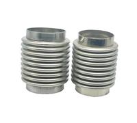 Silenciador Escape Garganta Conector De Tubo De Escape Flexible para Coche, Universal, De Acero Inoxidable Duradero, con Fuelle, De 51Mm, 63Mm, 76Mm, 89Mm. Puntas Silenciador