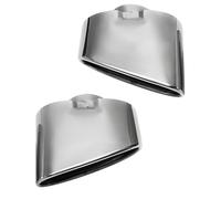 Silenciador Escape Garganta para X5 E70 2008 2009 2010 2011 2012 2013 1 Par De Silenciadores Tubo De Escape Dobles Cromados De Acero Inoxidable Puntas Silenciador