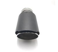Silenciador Escape Garganta Silenciador Trasero Universal De Fibra De Carbono Mate para Coche, 1 Pieza Puntas Silenciador