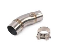 Silenciador Escape Moto Para Kawasaki Ninja 400 Ninja400 EX400 Z400 2017-2023 Sistema Silenciador Escape Motocicleta Tubo Enlace Medio 51 Mm(Type A)