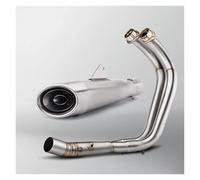 Silenciador Escape Moto Para MT07 FZ07 Para XSR700 TRACER 7 R7 2014-2025 Proyecto Colector Escape Silenciador Con Sistema Escape Completo DB Killer Motocicleta(A 14-24 ONE O2S)