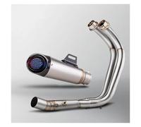 Silenciador Escape Moto Para MT07 FZ07 XSR700 Tracer 7 2014-2025 R7 2021-25 Proyecto Colector Silenciador Sistema Completo Kit Modificación Escape Motocicleta(A1 2025)